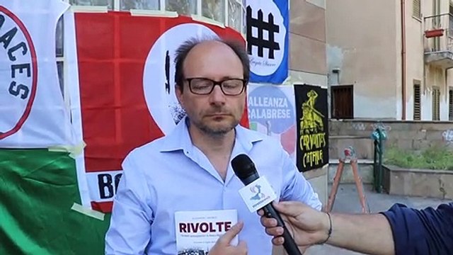 Reggio Calabria: presentazione del libro Rivolte , le parole di Alessandro Amorese