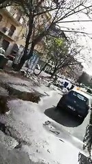 Emergenza rifiuti a Reggio Calabria: le immagini dei rifiuti incendiati nel quartiere di Gebbione