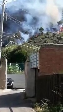 Messina: incendio nel pomeriggio a Camaro San Paolo