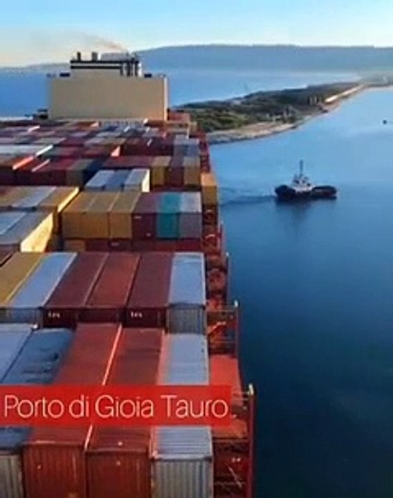 Reggio Calabria, al porto di Gioia Tauro approda la nave Msc Sixin