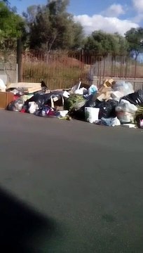 Reggio Calabria, sembra di essere in un film horror: degrado fuori dall'isola ecologica di Condera