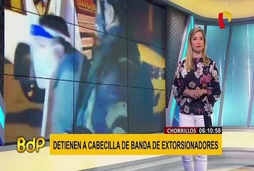 Chorrillos: capturan a cabecilla de banda dedicada a extorsión en obras