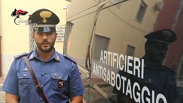 Vibo Valentia: scoperto micidiale ordigno dai Carabinieri