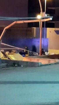Reggio Calabria, l'intervento dei Vigili del Fuoco a Ciccarello nella notte