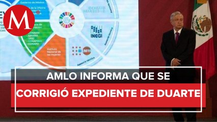 Se corrigió expediente de extradición de César Duarte: AMLO