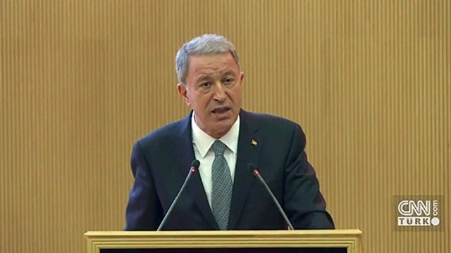 Son Dakika: Bakan Akar: Herkes Türkiye Cumhuriyeti'nin aldığı kararlara saygı duymak durumunda | Video