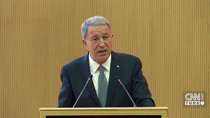 Son Dakika: Bakan Akar: Herkes Türkiye Cumhuriyeti'nin aldığı kararlara saygı duymak durumunda | Video