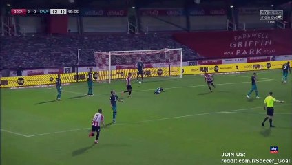 Bryan Mbeumo Goal HD - Brentford 3 - 0 Swansea City - 29.07.2020 (Full Replay)
