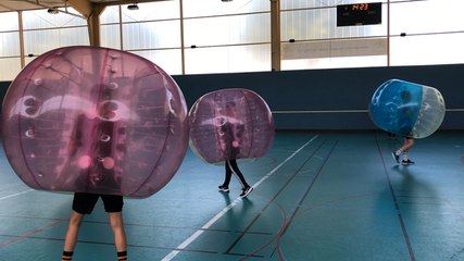 Partie de Bubble Foot organisée par la Maison des jeunes