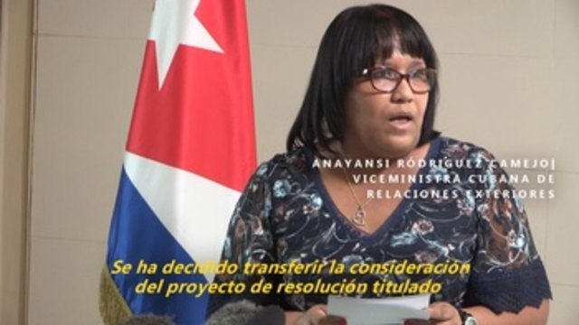 Cuba pospone su resolución anual ante la ONU contra el embargo de EE.UU.