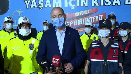 Soylu: 'Bütün vatandaşlarımızdan tek bir ricamız var aman dikkat trafik kurallarına uyalım' - KIRIKKALE