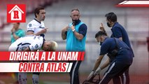 Andrés Lillini dirigirá a Pumas en el partido contra Atlas