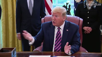 Donald Trump- comments about injecting disinfectant were 'sarcastic'