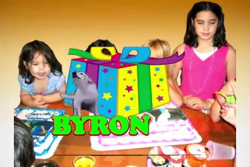 Happy Birthday Byron - Byron's Birthday Song - Byron's Birthday Party