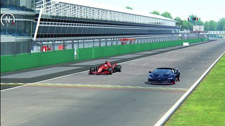 Ferrari F1 2018 vs Lamborghini Centenario - Monza