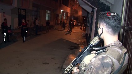 Adana’da bir eve bilye ile güçlendirilmiş EYP atıldı