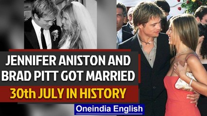 Jennifer Aniston and Brad Pitt got married and other events in history | Oneindia News