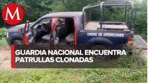 Hallan cinco patrullas ‘clonadas’ en Guerrero; las usaban criminales