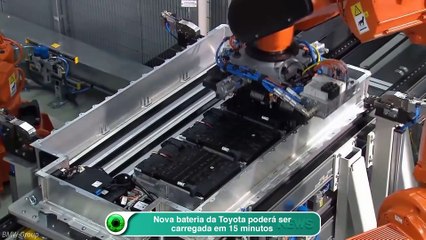 Nova bateria da Toyota poderá ser carregada em 15 minutos
