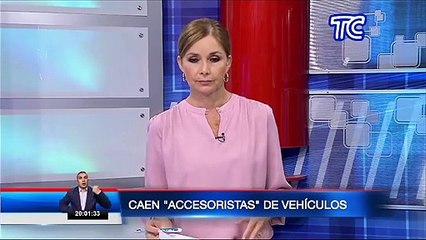 Tres hombres fueron detenidos por  presuntamente robar accesorios vehiculares