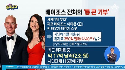 [핫플]베이조스 전처의 ‘통 큰 기부’…2조 원 쾌척