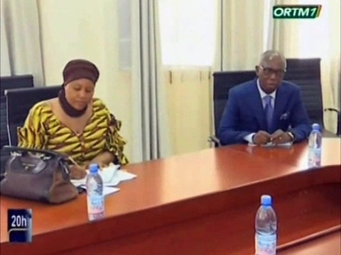 ORTM - Visite du nouveau ministre de la justice au Baron Malien et aux membres du conseil supérieur de la magistrature