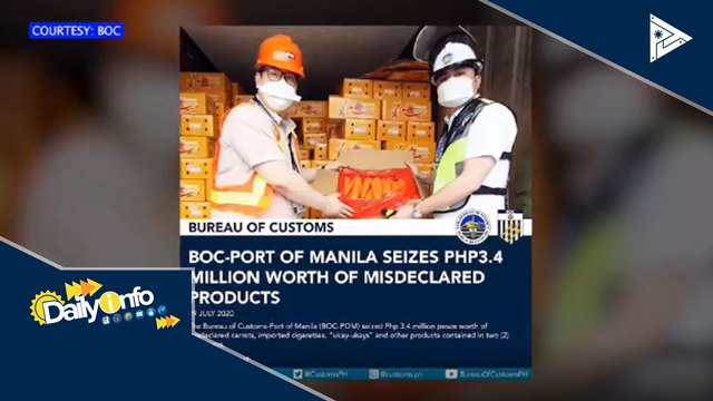 P3.4-M halaga ng misdeclared products mula China, kinumpiska ng BOC