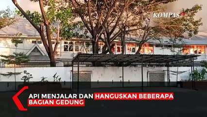 Detik-Detik Kebakaran Gedung Dinas Kesehatan Sulawesi Selatan