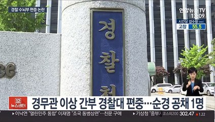 경찰 수뇌부 출신 편중…"균형·견제 시급"