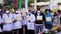 Médicos de Jinotega reciben reconocimientos por su lucha contra la COVID-19