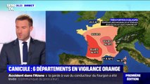 Six départements ont été placés en vigilance orange canicule par Météo France