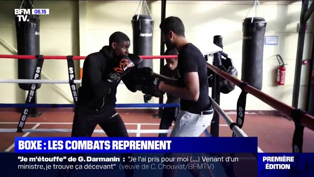 Pour la première fois depuis le début du confinement, les combats de boxe reprennent devant un public