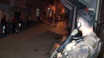 Adana’da bir eve bilye ile güçlendirilmiş EYP atıldı