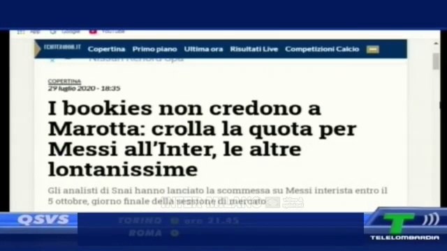 LIONEL MESSI ALL'INTER: I BOOKMAKERS CI CREDONO. PER I BOOKIES, AL CONTRARIO DI MAROTTA, NON È UTOPIA.