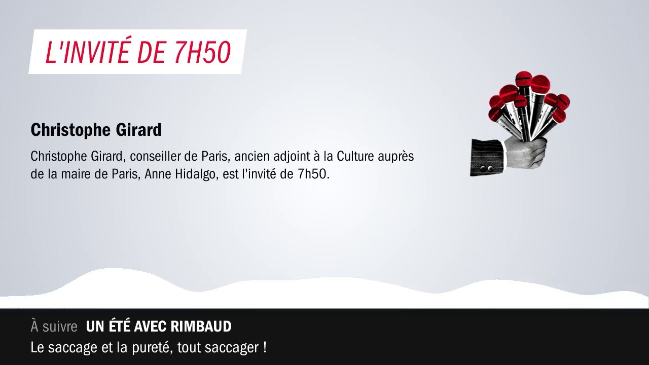 Christophe Girard, conseiller de Paris : "Quand on est adjoint à la Culture à la mairie de Paris, on a comme rôle de rencontrer les artistes sans leur demander leur casier judiciaire"