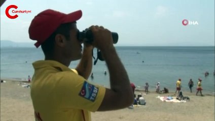 Sahilde jet skili tacizci şoku!