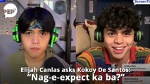 Elijah Canlas, tinanong si Kokoy De Santos: 