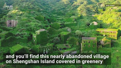 Nature Took Over This Abandoned Chinese Village, Turning It Green