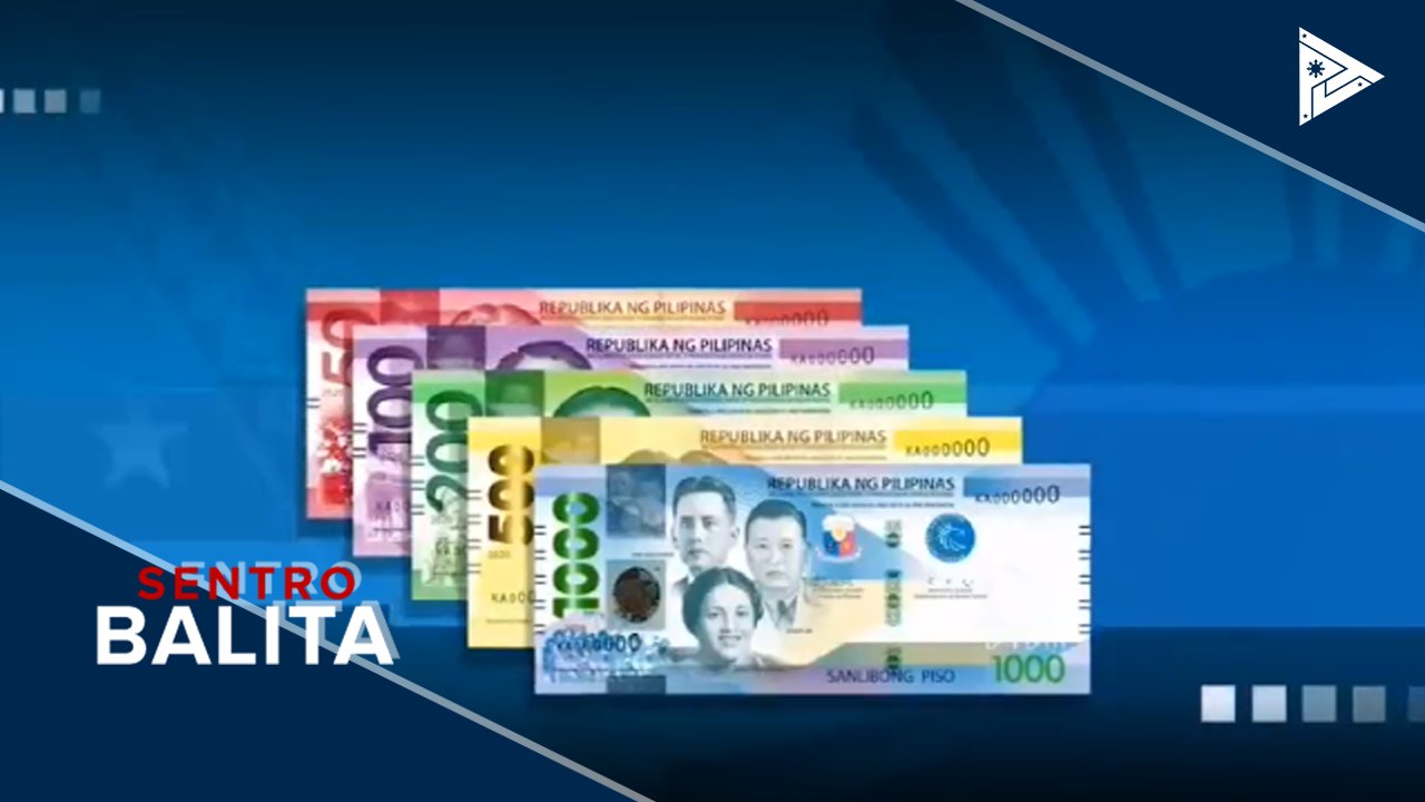 Upgraded design ng Philippine peso bills na may dagdag na security features, inilabas ng BSP