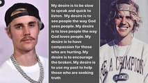 Justin Bieber Shares A Motivational Post To Help Others