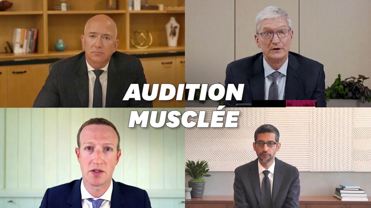 Les GAFA passés sur le gril au Congrès américain