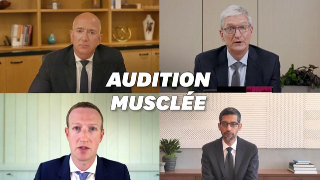 Les GAFA passés sur le gril au Congrès américain