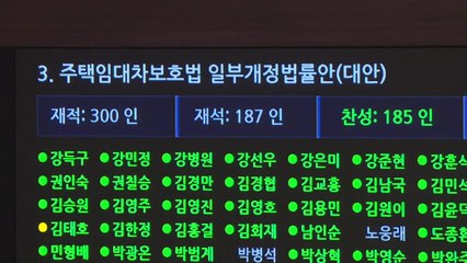 [뉴스큐] '임대차 3법' 현실화...주택·상가 임대차보호법 국회 통과 / YTN