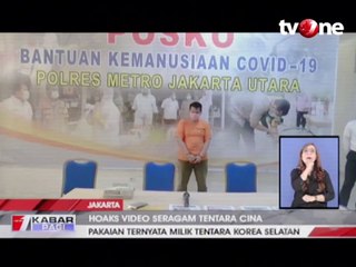 Penyebar Hoax Video Seragam Tentara China Ditangkap
