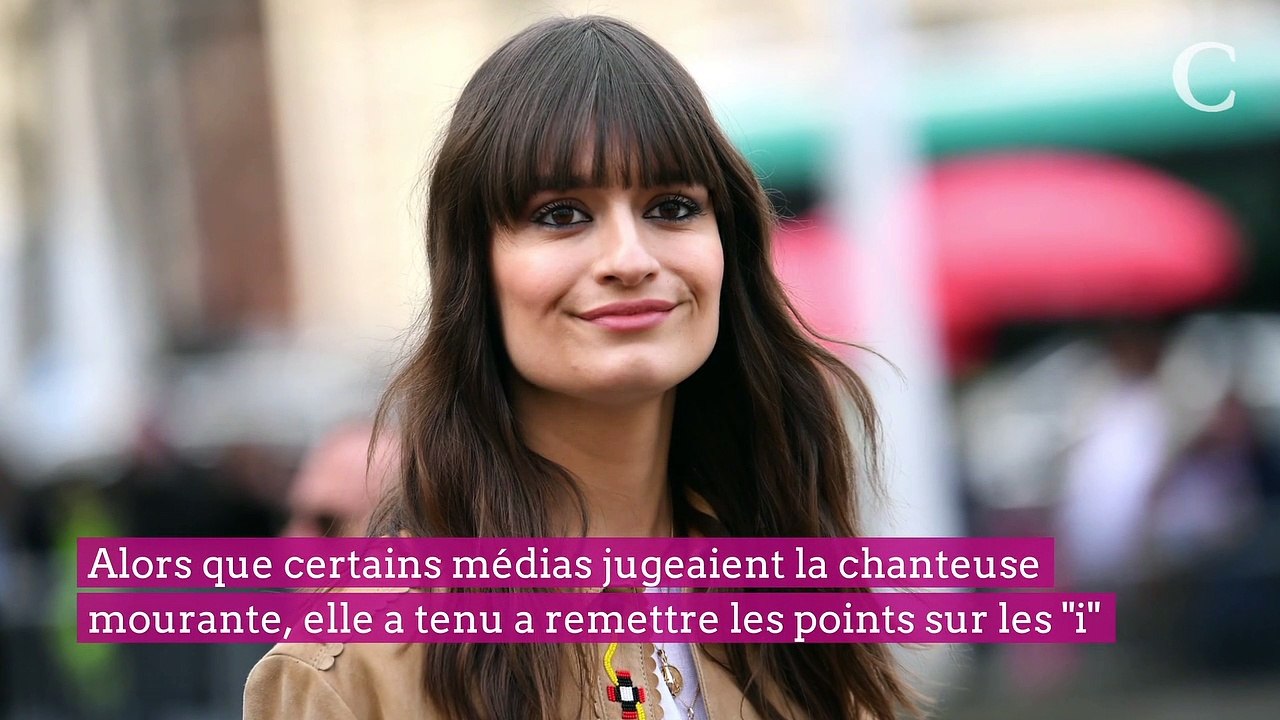 Clara Luciani s'exprime sur son état de santé