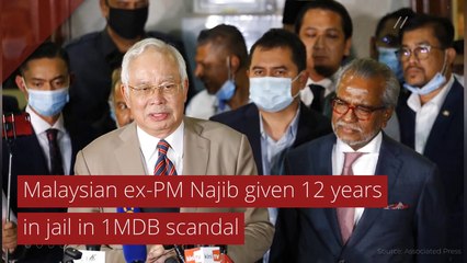 Malaysian ex-PM Najib given 12 years in jail in 1MDB scandal, and other top stories from July 30, 2020.