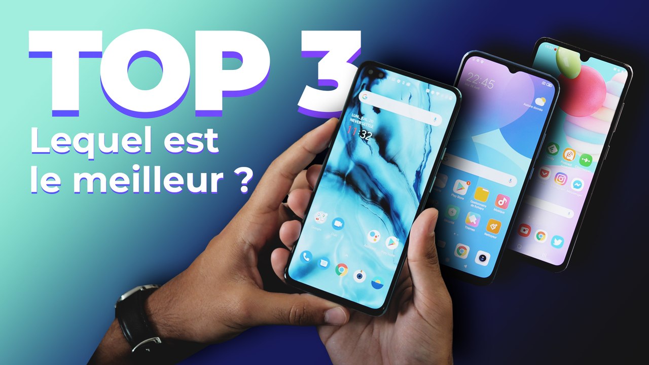 Les 3 MEILLEURS smartphones sur Frandroid ! (Août 2020)