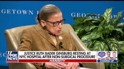 Ruth Bader Ginsburg resting in hospital after non-surgical procedure