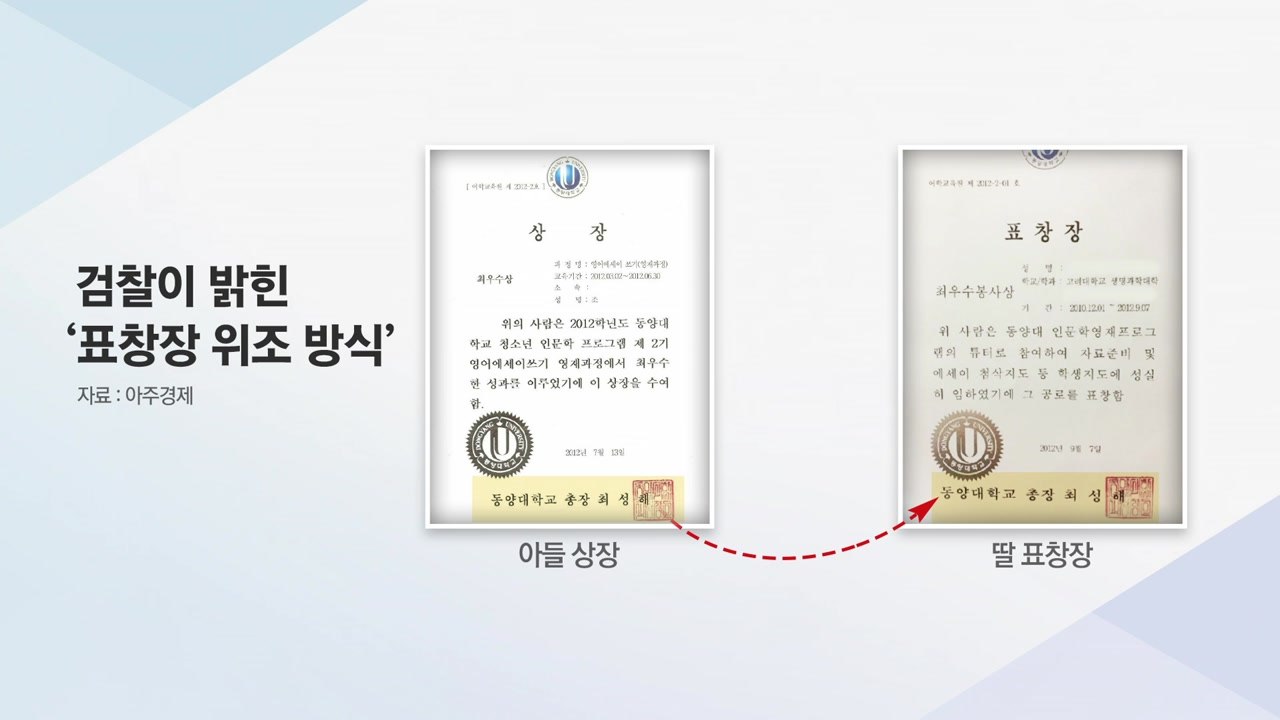 [뉴있저] "동양대 표창장, 검찰 공소장대로 시연하면 위조 불가능" / YTN