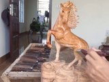 Make A Wooden Horse  wood work art . Wood Craft